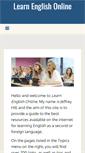 Mobile Screenshot of learnenglishonline.net