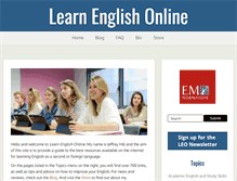 Tablet Screenshot of learnenglishonline.net